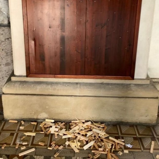 Vandalismus in der Antonskirche